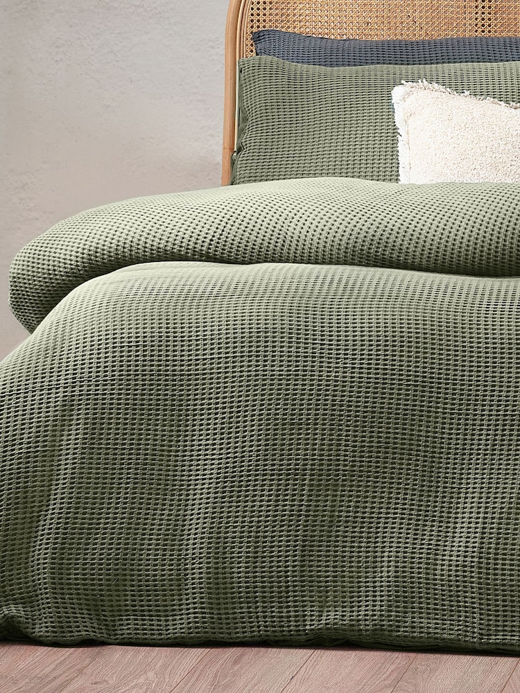 Yard Chunky z vafljasto strukturo 100% Cotton prešito pregrinjalo Set - Slika 4 iz 4 Yard Chunky z vafljasto strukturo 100% Cotton prešito pregrinjalo Set - Slika 4 iz 4
