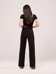 LOVALL Brown Petite Lightweight Wide Leg Trousers - Image 2 of 4
