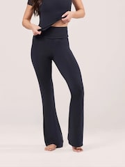 LOVALL Blue Tall Lightweight Flare Leggings - Image 1 of 6