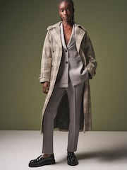 Grey Sculpting Slim Leg Trousers - Image 2 of 7