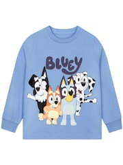 Character Blue Bluey & Bingo Pyjamas Dressing Gown Set - Image 3 of 11