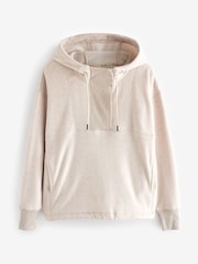 écru - Sweat à capuche en polaire - Image 6 de 7