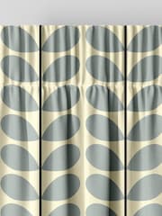 Orla Kiely Blue 100% Cotton Two Colour Stem Made To Measure Curtains - Image 6 of 9