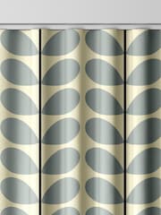 Orla Kiely Blue 100% Cotton Two Colour Stem Made To Measure Curtains - Image 8 of 9