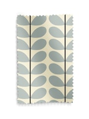 Orla Kiely Blue 100% Cotton Two Colour Stem Made To Measure Curtains - Image 9 of 9