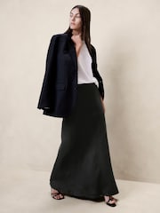 Banana Republic Black Lisa Linen Maxi Skirt - Image 3 of 5