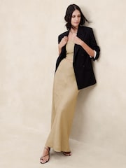 Banana Republic Beige Lisa Linen Maxi Skirt - Image 1 of 1