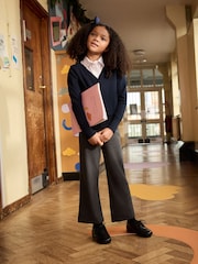 Navy Blue Cotton Rich School V-Neck Cardigan (3-16yrs) - Image 8 of 13
