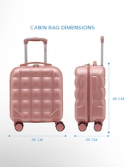 Flight Knight 45x36x20cm EasyJet Underseat 8 Wheel ABS Hard Case Cabin Carry On Hand Luggage - Image 2 of 7