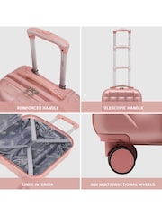 Flight Knight 45x36x20cm EasyJet Underseat 8 Wheel ABS Hard Case Cabin Carry On Hand Luggage - Image 3 of 7