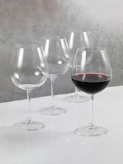 Mikasa Set of 4 Clear Julie Red Wine Glasses - Image 1 of 5
