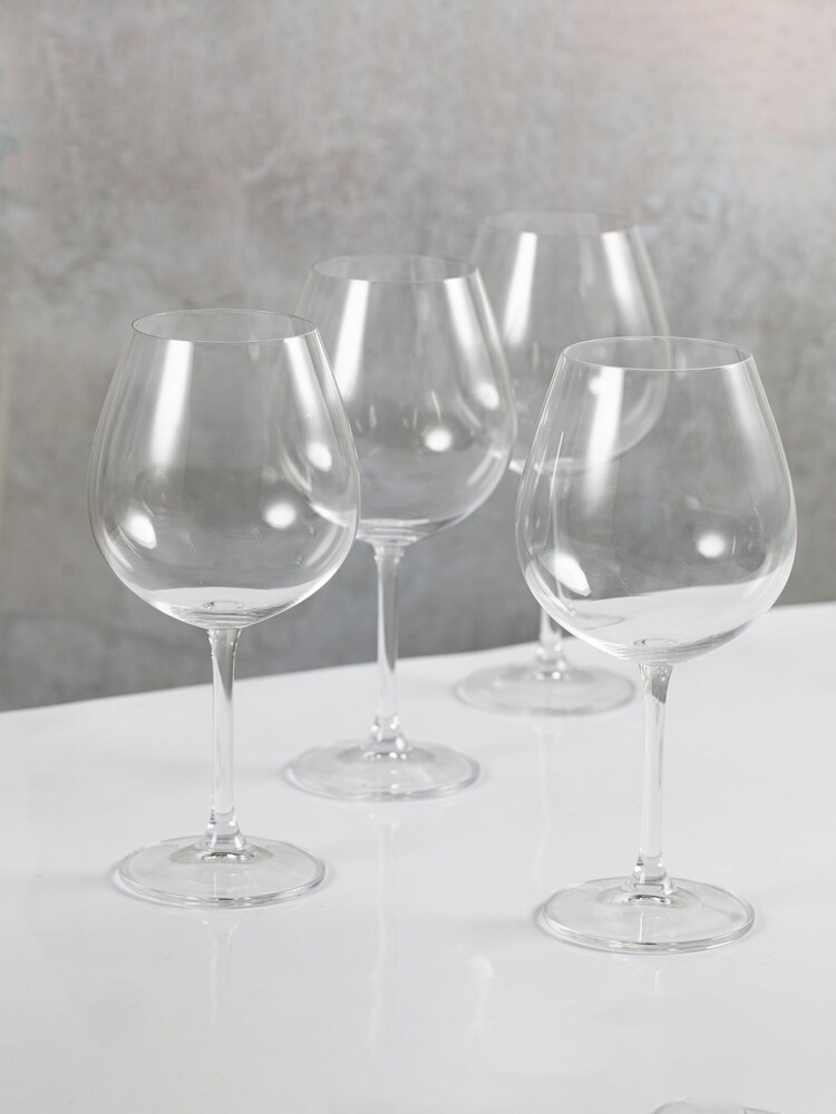 Mikasa Set of 4 Clear Julie Red Wine Glasses - Image 2 of 5