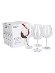 Mikasa Set of 4 Clear Julie Red Wine Glasses - Image 5 of 5