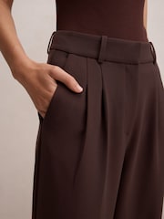Forever New Brown Eva Wide Leg Trousers - Image 2 of 4