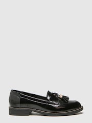 Schuh Lailah Croc Trassel Loafers - Image 1 of 4