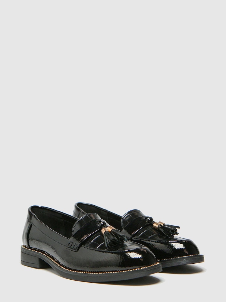 Schuh Lailah Croc Trassel Loafers - Image 2 of 4