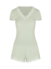Hunkemoller Green Nana Pyjamas Set - Image 4 of 5