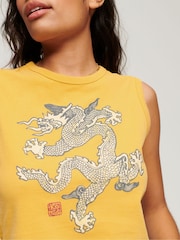 SUPERDRY Yellow x Komodo ETD Vest Top - Image 3 of 3