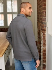 Cotton Traders Metallic Brushed Textured Top - Image 2 of 4
