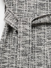Mango Grey Marbled Tweed Jumpsuit - Image 7 of 7