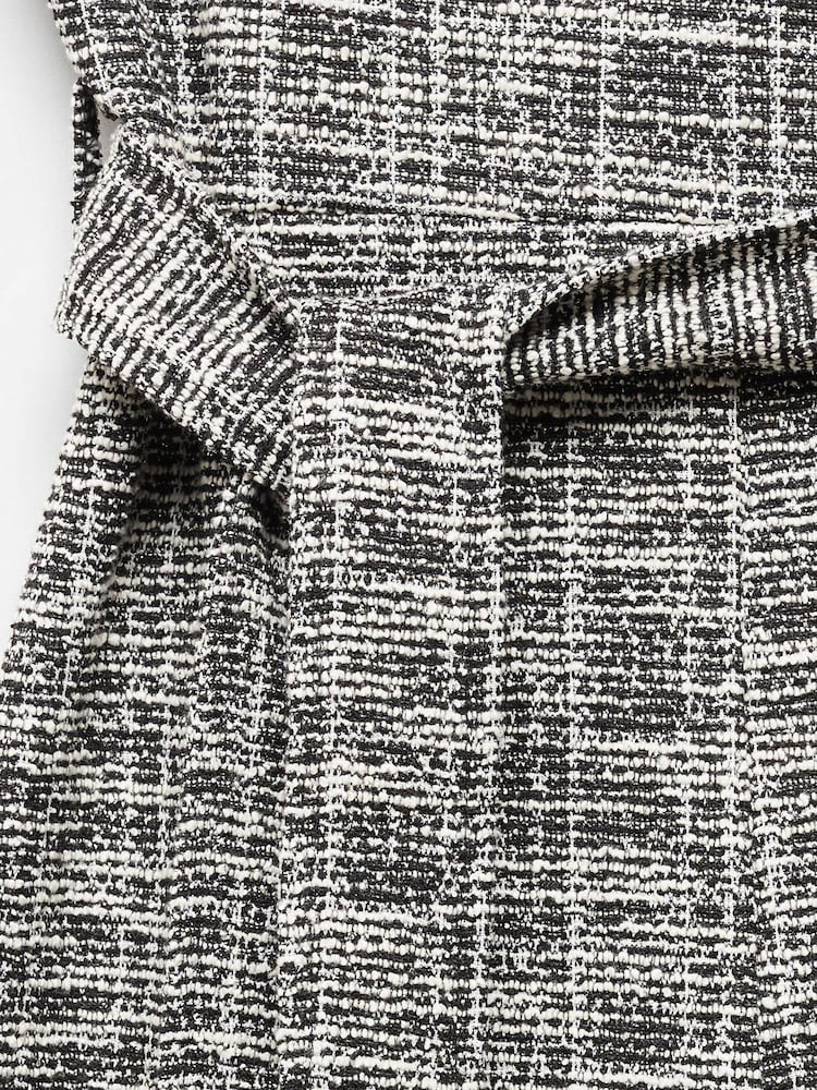 Mango Grey Marbled Tweed Jumpsuit - Image 7 of 7