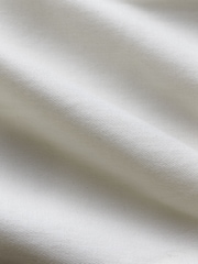Peckham Rye Cream/White Regular Fit Single Pleat Trousers - Image 6 of 6