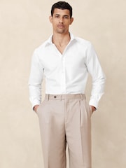 Banana Republic White Slim Wrinkle Resistant Dress Shirt - Image 1 of 1