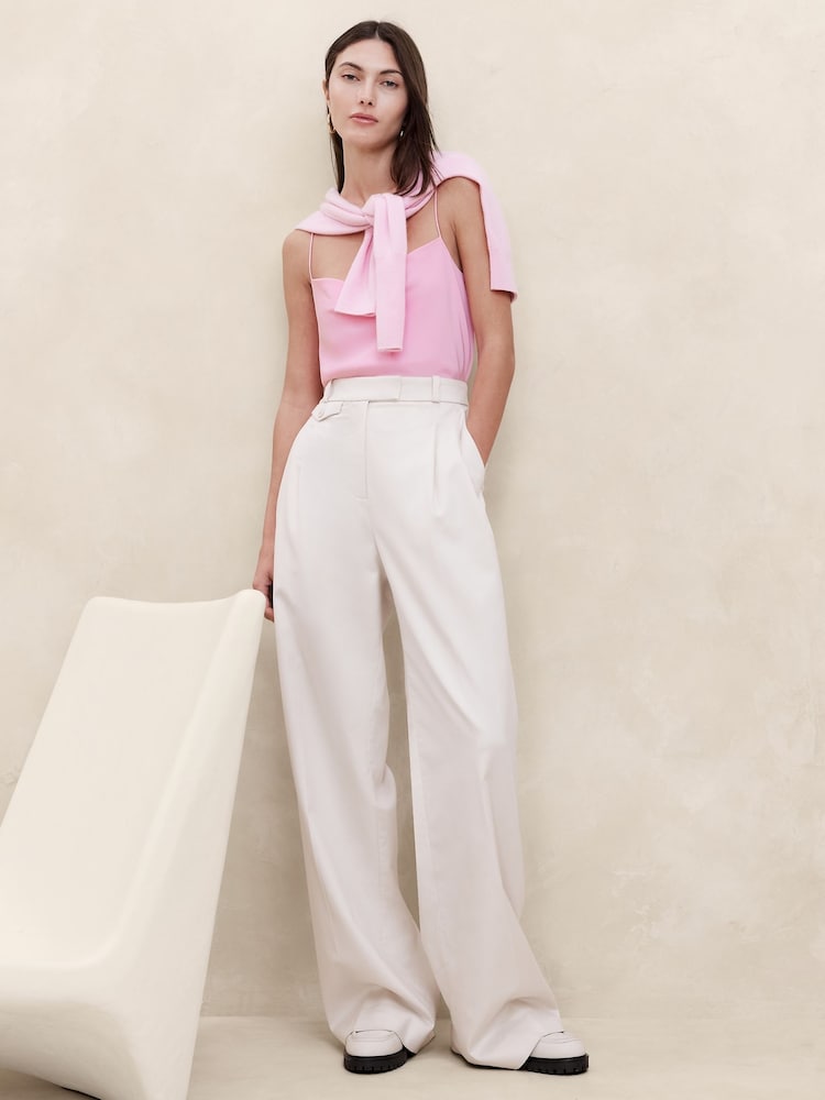 Banana Republic Pink Charlotte Silk Camisole - Image 1 of 4