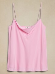 Banana Republic Pink Charlotte Silk Camisole - Image 4 of 4