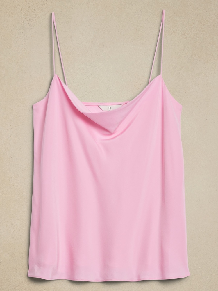 Banana Republic Pink Charlotte Silk Camisole - Image 4 of 4