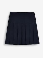 Navy Blue Slim Waist Pleated School Skirts 2 Pack (3-16yrs) - Image 2 of 5