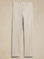 Banana Republic Cream Straight Sloan Trousers - Image 4 of 4