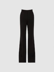 Reiss Black Margeaux Petite Wide Leg Suit Trousers - Image 2 of 5
