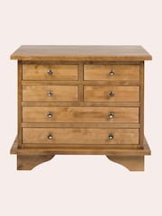 Laura Ashley Honey Gold Garrat 6 Drawer Side Table - Image 2 of 3