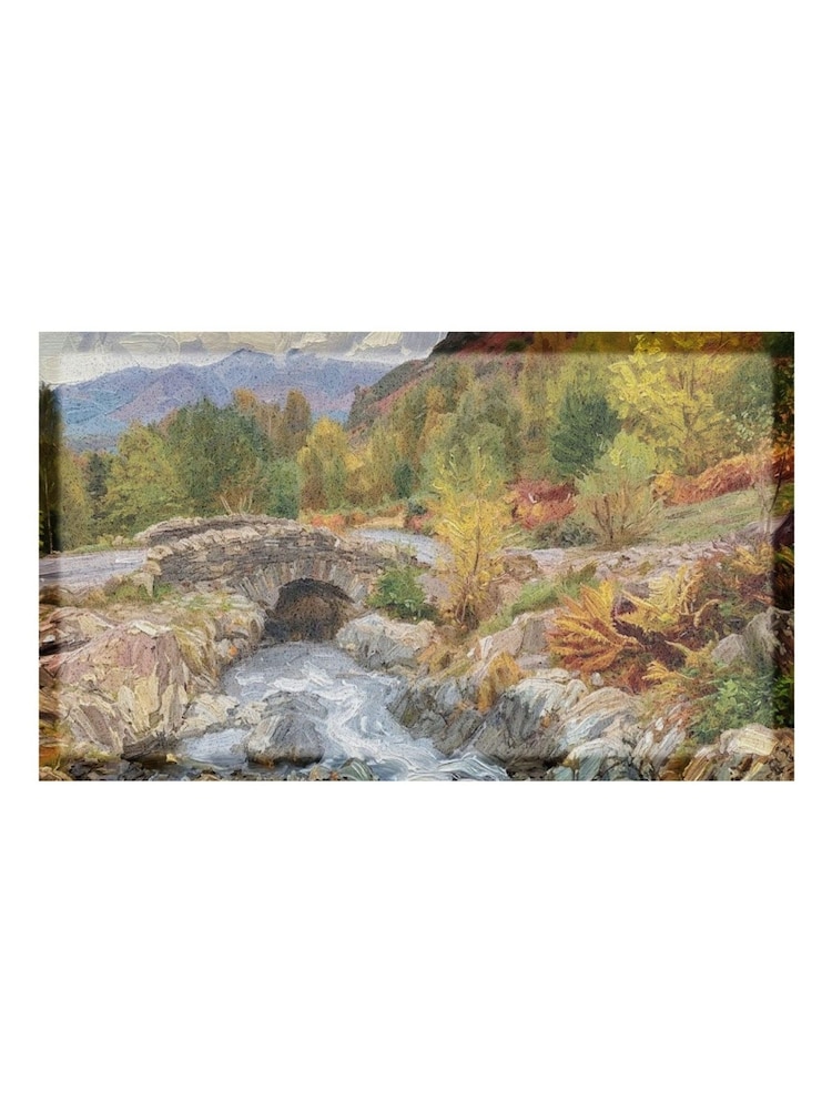 Artsy Mats Multi Autumn Nature Landscape Doormat - Image 3 of 3 Artsy Mats Multi Autumn Nature Landscape Doormat - Image 3 of 3