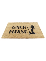 Artsy Mats שטיחון כניסה עם כיתוב Witch Please - תמונה 10 מתוך 12