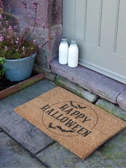 Artsy Mats Brown Happy Halloween Doormat - Image 3 of 13