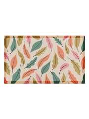 Artsy Mats Multi Hannah Maria Designs Autumn Leaves Doormat - Image 2 of 3