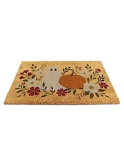 Artsy Mats Brown Ghost Floral Doormat - Image 11 of 14