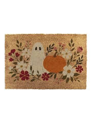 Artsy Mats Brown Ghost Floral Doormat - Image 13 of 14