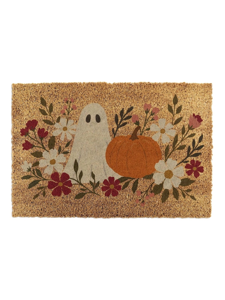 Artsy Mats Brown Ghost Floral Doormat - Image 14 of 14 Artsy Mats Brown Ghost Floral Doormat - Image 14 of 14