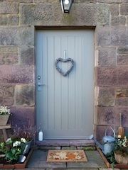 Artsy Mats Brown Ghost Floral Doormat - Image 5 of 14