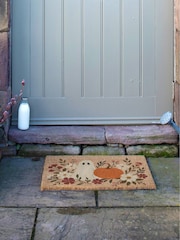 Artsy Mats Brown Ghost Floral Doormat - Image 8 of 14