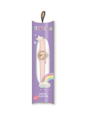 Peers Hardy Pink Tikkers Strap Rose Gold Stone Set Unicorn Watch - Image 3 of 5