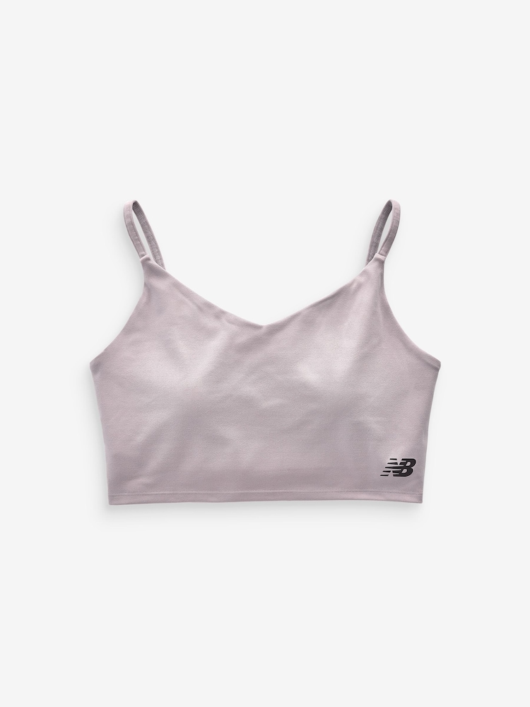 New Balance Lilac Purple Womens Harmony Light Support Sports Bra - Image 1 of 1