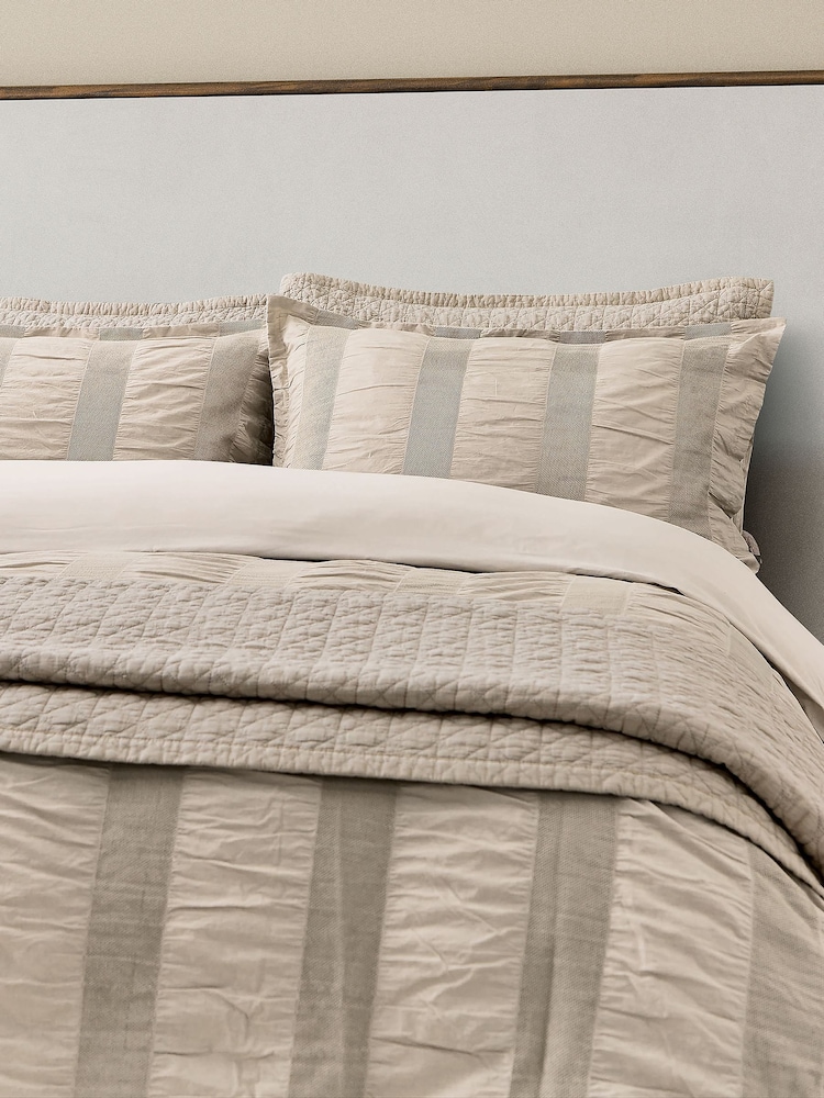 Bedeck of Belfast Stonewashed Quilted Pillowcase Pair - صورة 2 من 4