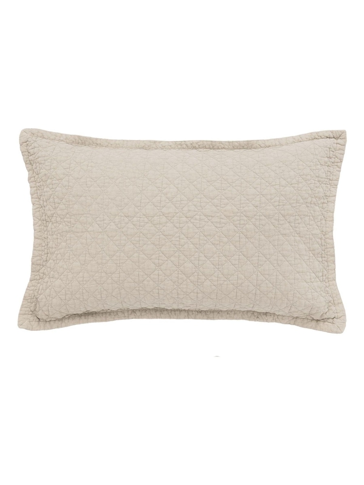 Bedeck of Belfast Stonewashed Quilted Pillowcase Pair - صورة 4 من 4