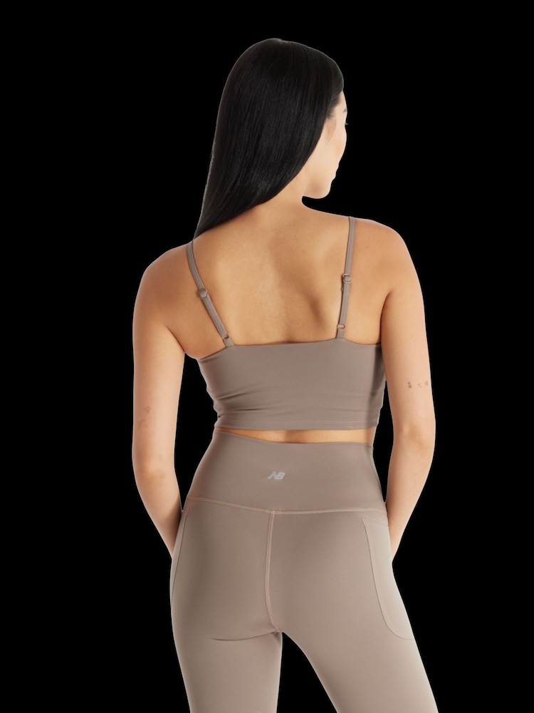 New Balance Brown Womens Harmony Light Support Sports Bra - Image 2 of 7