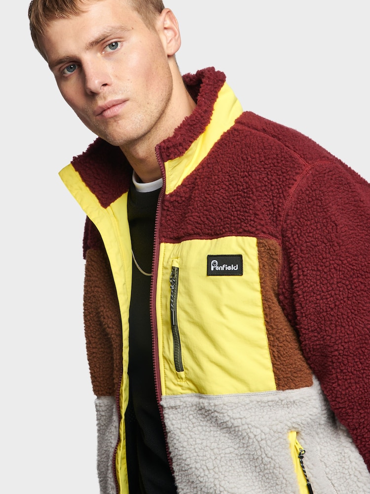 Penfield Brown Mens Mattawa Fleece Jacket - Image 4 of 8