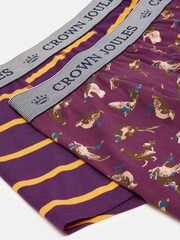 Joules Crown Joules Game For It Cotton Boxer Briefs (2 Pack) - Image 4 of 4
